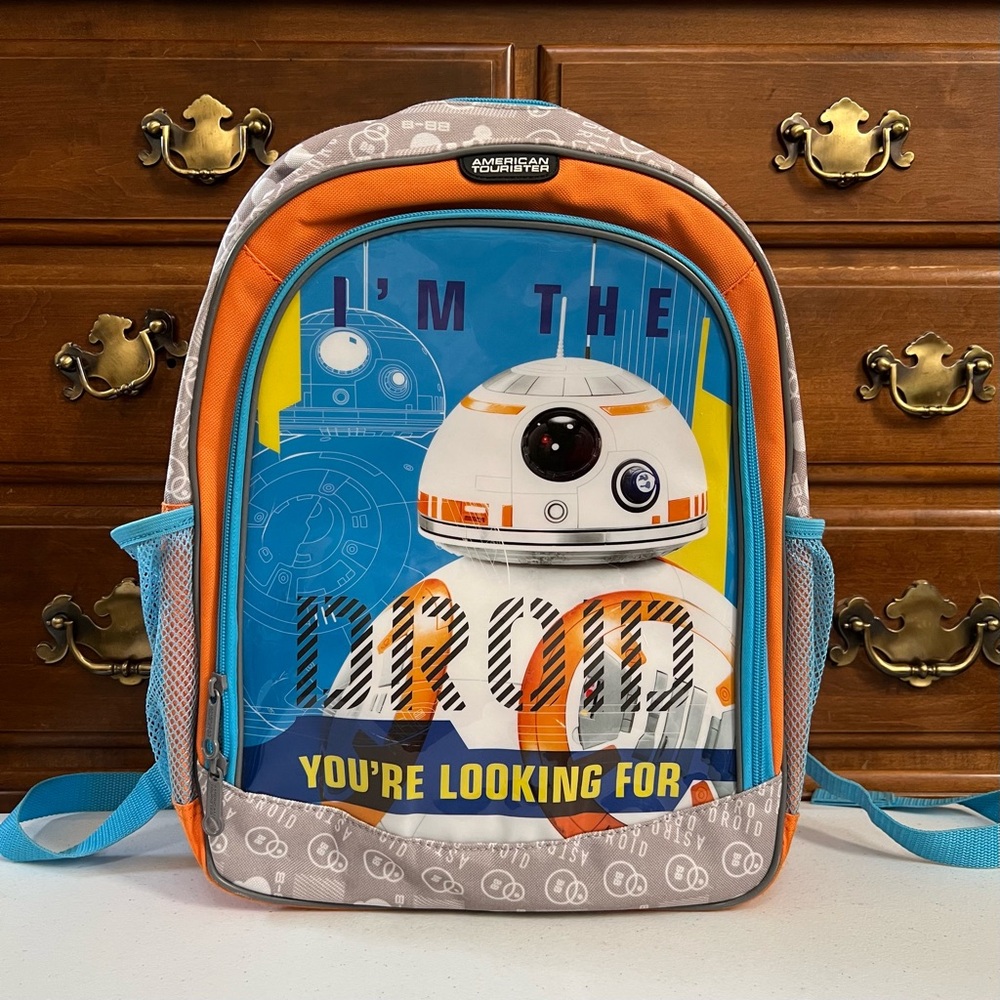American Tourister Star Wars Droid Backpack - Blue and Orange
